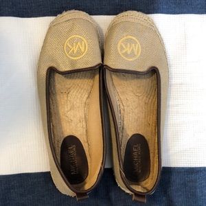 Michael Kors espadrille flats never worn